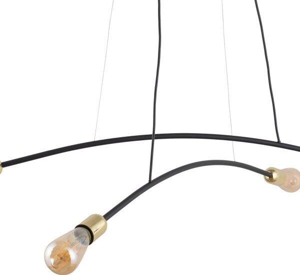 Luster na lanku HELIX 4xE27/15W/230V