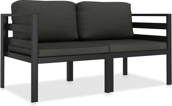 Maison Exclusive – 2-dielna záhradná súprava s vankúmi, hliník, antracitová
