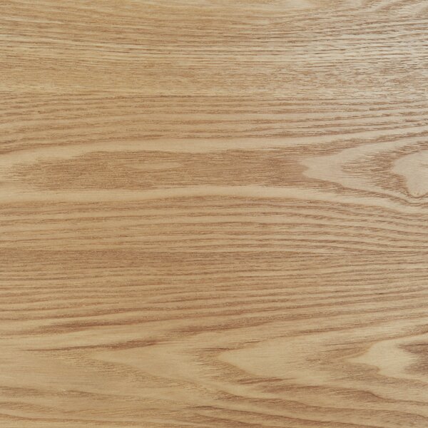 Jedálenský stôl prírodný jaseň MDF 150 x 90 cm nohy z kaučukového dreva dyhovaná doska prírodná povrchová úprava škandinávsky štýl