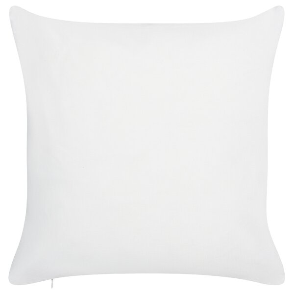 Sada 2 záhradných vankúšov béžová a zelená polyester s motívom palmových listov 45 x 45 cm moderné vonkajšie dekorácie vodoodolné