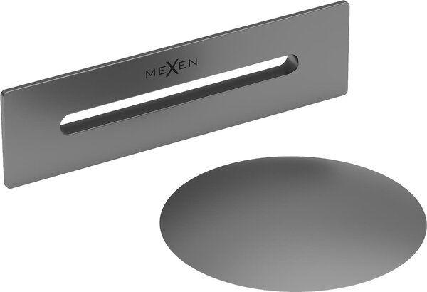 Mexen Uni odtoková armatúra s prepadom do voľne stojacej vane, farba gun metal – 5100-95