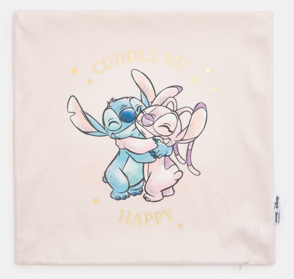 Sinsay - Obliečka na vankúš Stitch - krémová