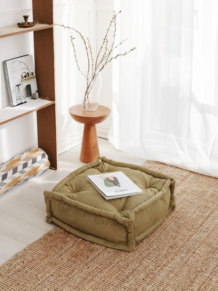 Hanah Home Vankúš na podlahu BISKUVI khaki