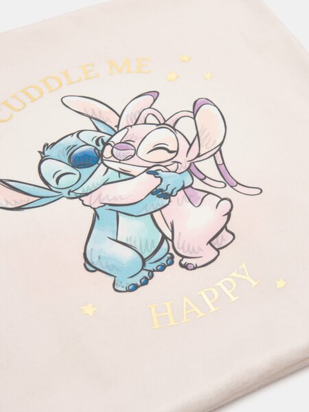 Sinsay - Obliečka na vankúš Stitch - krémová