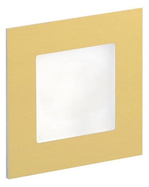LDST AN-01-SZ-BC9 - LED schodiskové svietidlo ANGEL 9xLED/1,2W/230V zlatá 3500K