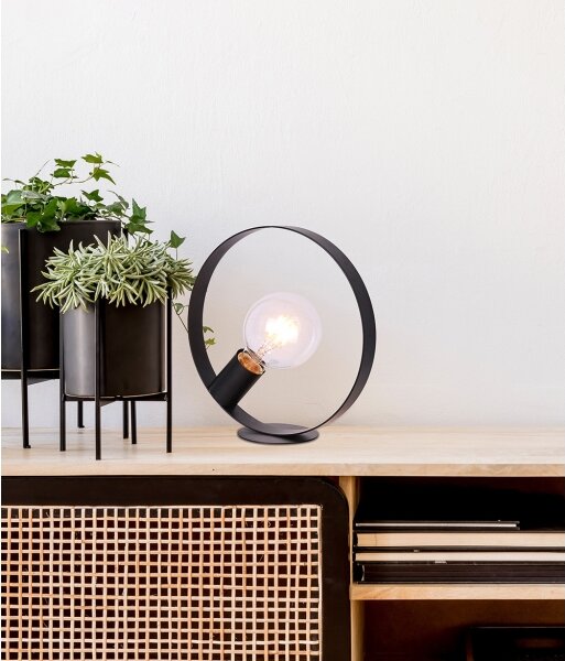 Stolná lampa NEXO 1xE27/40W/230V čierna