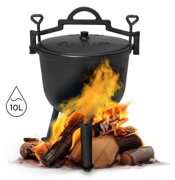 MULTI GARDEN Liatinový kotlík stojaci 10L, MultiGarden