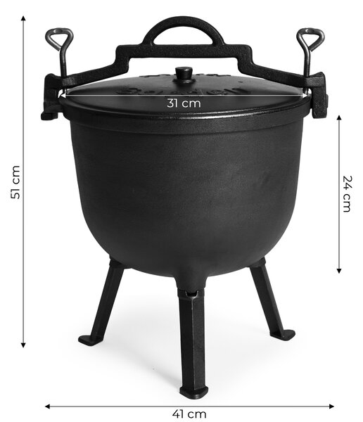 MULTI GARDEN Liatinový kotlík 15L, MultiGarden
