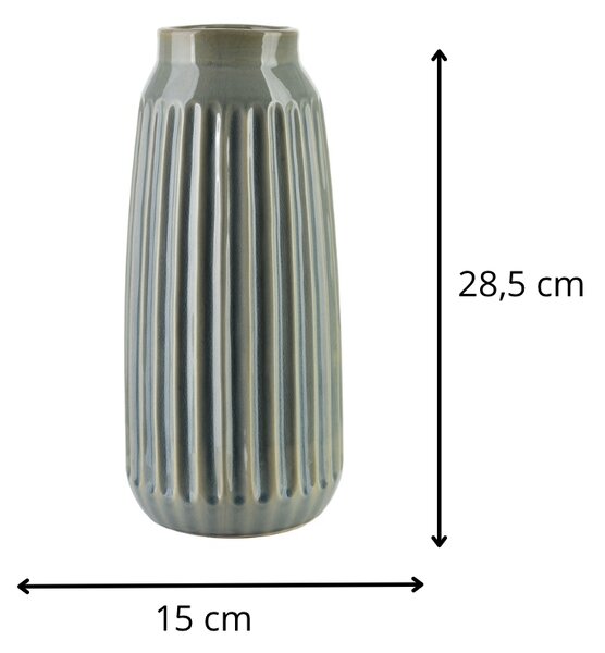 Mondex Váza Arina 28,5 cm modrá