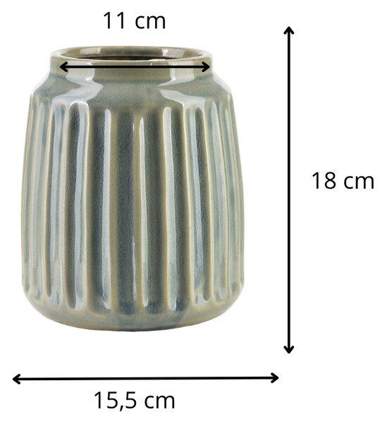 Mondex Váza Arina 18 cm modrá