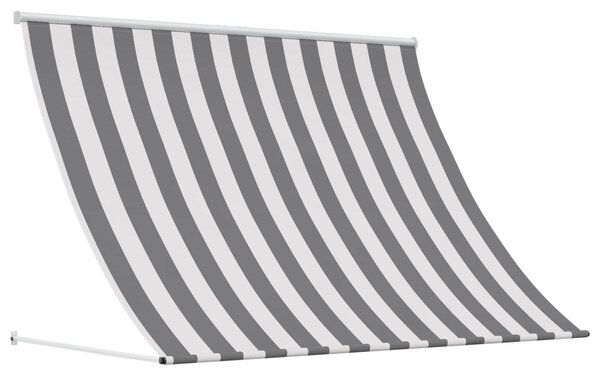 Maison Exclusive – markíza v antracitovej a bielej farbe, 250 x 150 cm