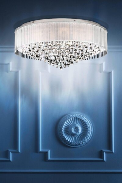 STROPNÉ LED SVIETIDLO, 77,5/36,5 cm Eglo - Online Only bytové doplnky, Online Only