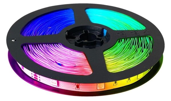 LED RGB Stmievateľný pásik LED/12,5W/230V 5 m + diaľkové ovládanie