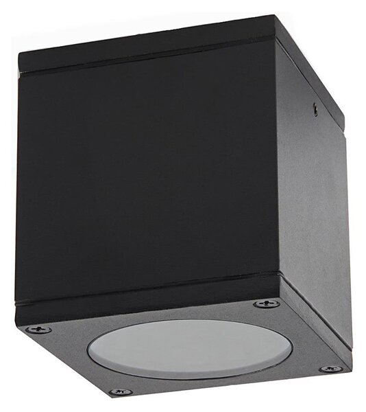 Vonkajšie bodové svietidlo 1xGU10/35W/230V IP54 hranatý čierna