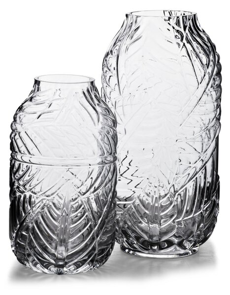 Mondex Váza Serenite 12x7x23 cm číra