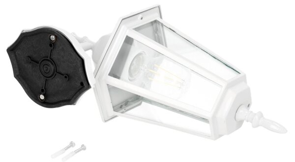 Vonkajšie nástenné svietidlo 1xE27/60W/230V IP44 biela