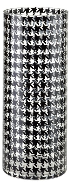 Mondex Váza Serenite 12x30 cm čierna/číra