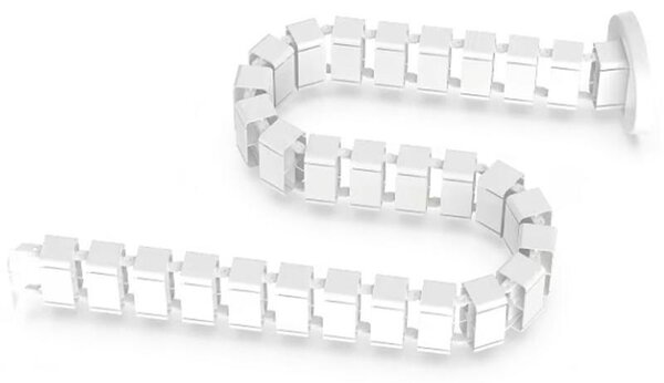 Flexibilný organizér káblov, CMP017-W, dka 128 cm