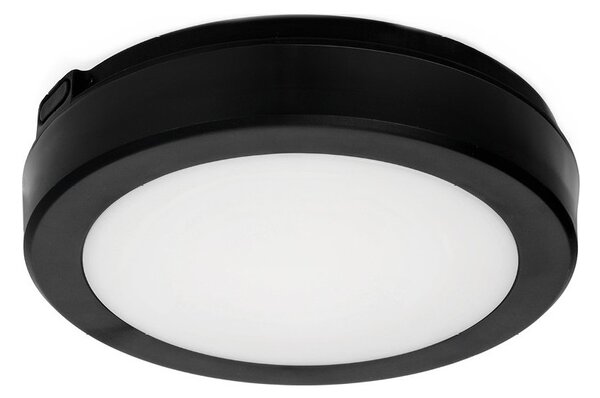 LED Kúpeľňové stropné svietidlo so senzorom NAIROS LED/12W/230V IP65 čierna + DO