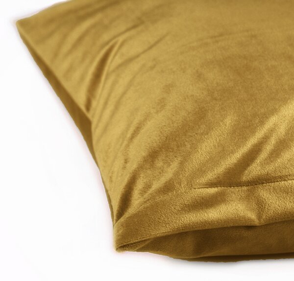 Biante Zamatová obliečka na vankúš Velvet Prémium SVP-009 Horčicová 30 x 50 cm