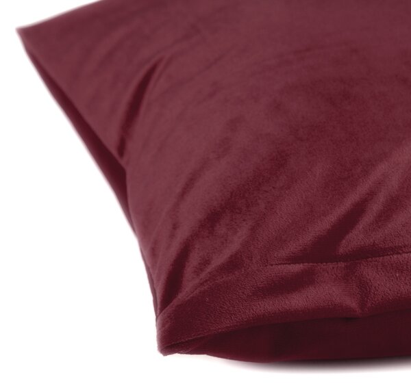 Biante Zamatová obliečka na vankúš Velvet Prémium SVP-010 Tmavo vínová 30 x 50 cm