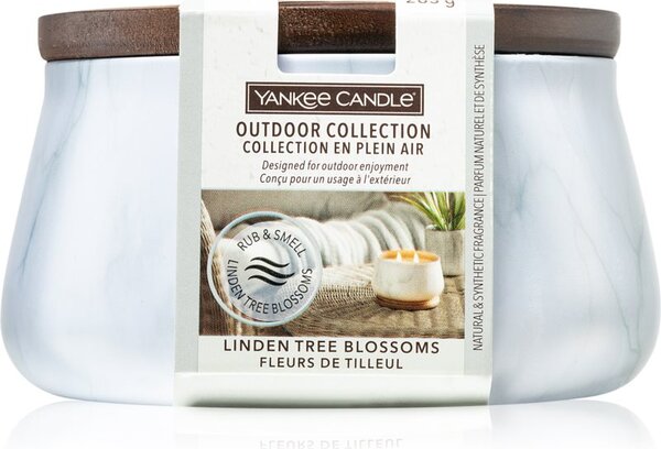 Yankee Candle Outdoor Collection Linden Tree Blossoms vonná sviečka Outdoor 283 g