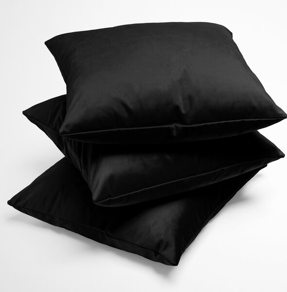 Biante Zamatová obliečka na vankúš Velvet Prémium SVP-014 Čiernozelená 30 x 50 cm