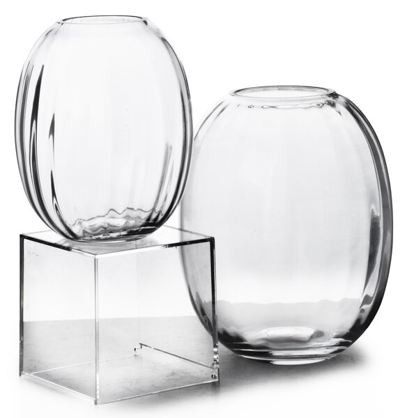 Mondex Váza Serenite 20x25,5 cm číra