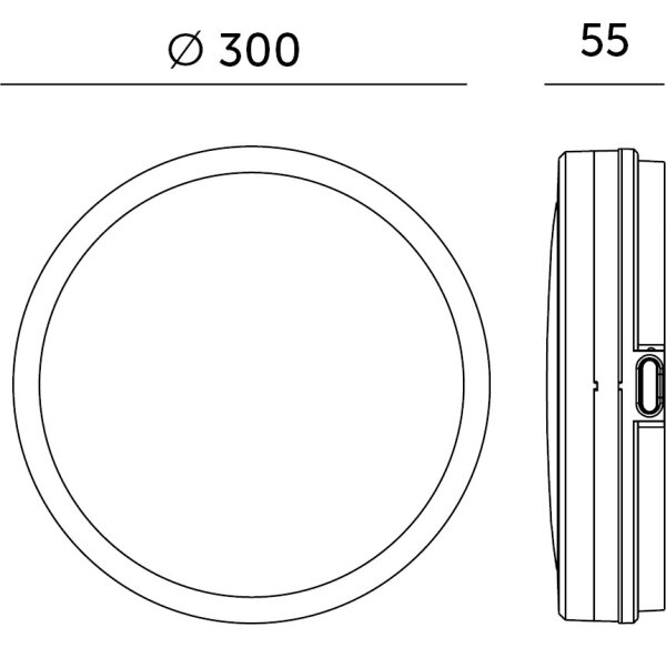 LED Kúpeľňové stropné svietidlo so senzorom NAIROS LED/18W/230V IP65 biela + DO