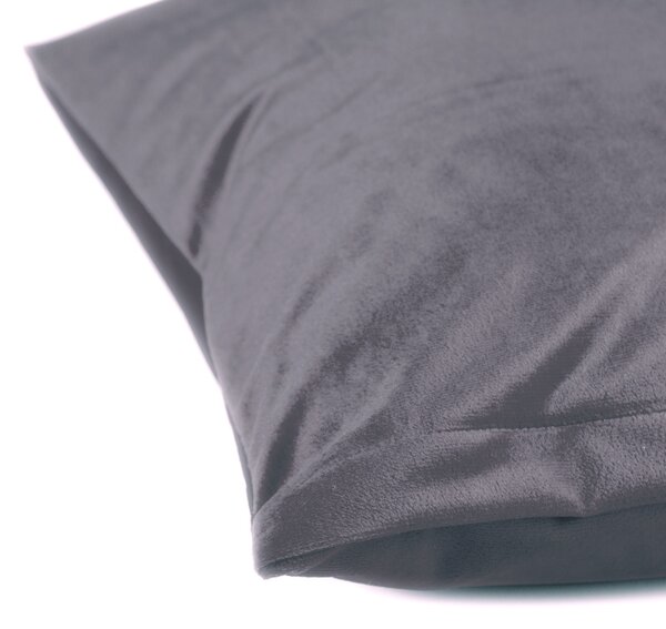 Biante Zamatová obliečka na vankúš Velvet Prémium SVP-013 Sivá 30 x 50 cm