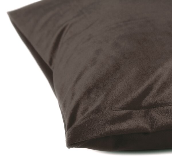 Biante Zamatová obliečka na vankúš Velvet Prémium SVP-016 Tmavo hnedá 50 x 60 cm