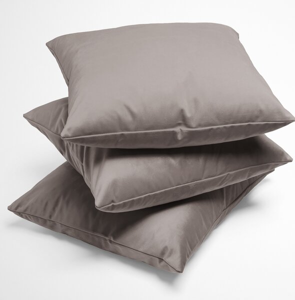 Biante Zamatová obliečka na vankúš Velvet Prémium SVP-015 Latte 45 x 45 cm