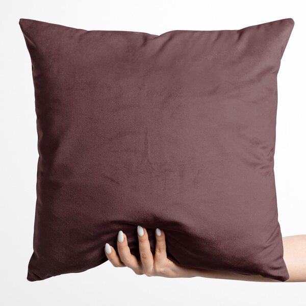 Biante Zamatová obliečka na vankúš Velvet Prémium SVP-019 Hnedofialová 35 x 45 cm