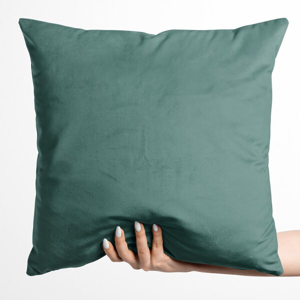 Biante Zamatová obliečka na vankúš Velvet Prémium SVP-022 Ľadovo zelená 30 x 50 cm