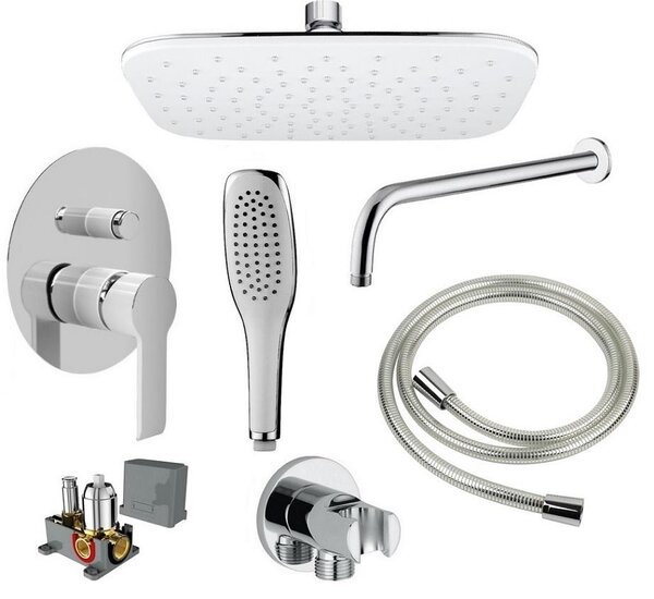 Sprchový set: batéria VENTURA pod omietku, sprška MONY + príslušenstvo