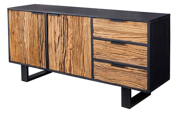 Dizajnová komoda Shark 150 cm mango / teak