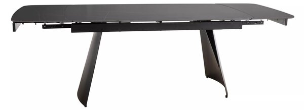 Rozkladací jedálenský stôl 160(240)x90 TAITO - čierny