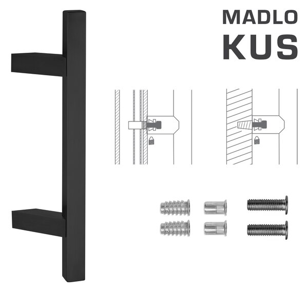 MPkovania FT - MADLO kód K31Z 25x25 mm SP ks Rozteč madla: 210 mm, Rozmer profilu madla: 25x25 mm, Dĺžka: 400 mm