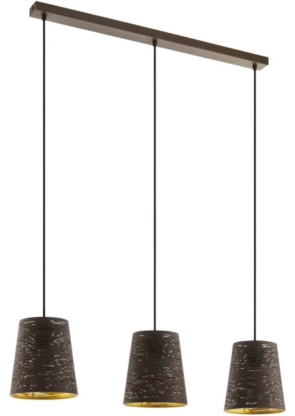 Eglo 99438 - Luster na lanku SEGEZIA 3xE27/40W/230V
