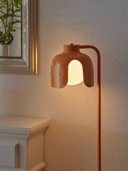 Osram - Stojacia lampa DECOR COROLLE 1xE27/15W/230V oranžová