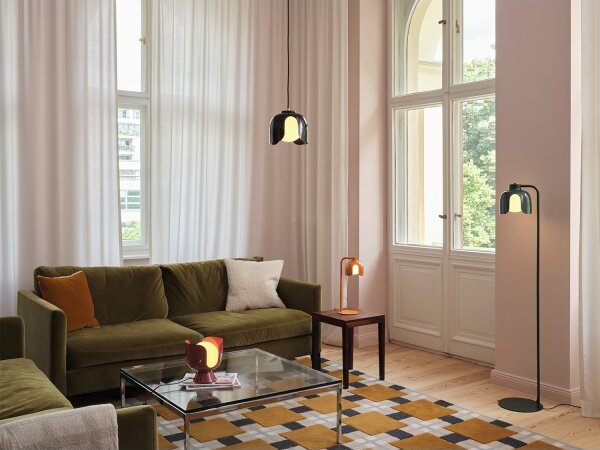 Osram - Stojacia lampa DECOR COROLLE 1xE27/15W/230V zelená
