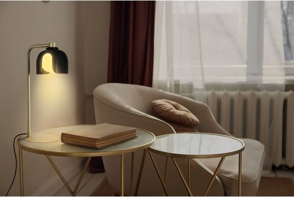 Osram - Stolná lampa DECOR COROLLE 1xG9/20W/230V čierna/zlatá