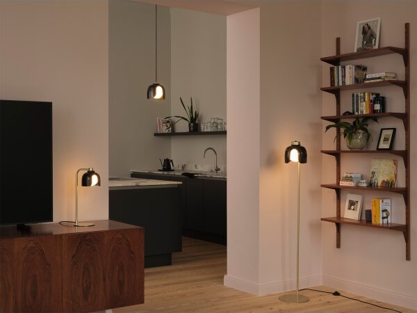 Osram - Stolná lampa DECOR COROLLE 1xG9/20W/230V čierna/zlatá