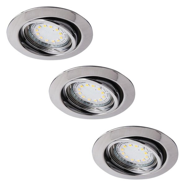 Rabalux 1050 - SADA 3xLED Podhľadové svietidlo LITE 3xGU10-LED/3W/230V