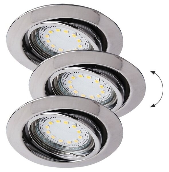 Rabalux 1050 - SADA 3xLED Podhľadové svietidlo LITE 3xGU10-LED/3W/230V