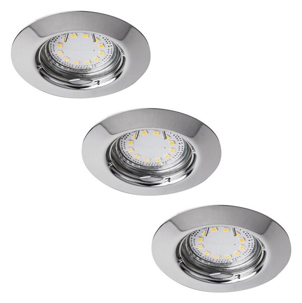 Rabalux 1047 - SADA 3x LED zapustených svietidiel LITE 3xGU10-LED/3W/230V