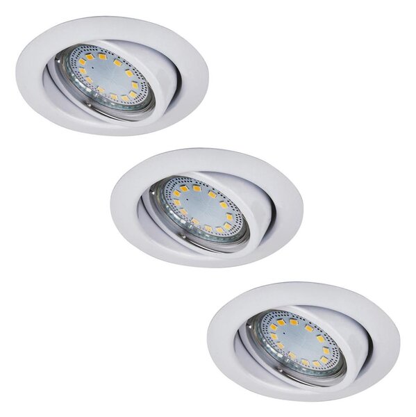 Rabalux 1049 - SADA 3xLED Podhľadové svietidlo LITE 3xGU10-LED/3W/230V