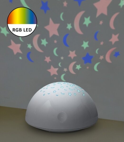 Rabalux 1470 - LED Nočné svetlo LINA RGB LED/0,5W/3xAA