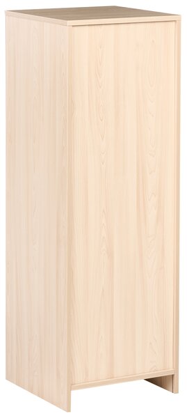 Knižnica s 3 policami svetlohnedá drevotriesková doska 40 x 40 cm minimalistický štýl matná povrchová úprava regál na knihy
