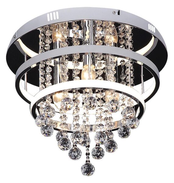 Rabalux 2237 - Krištáľový prisadený luster PALLAS LED/32W/230V + 3xE14/40W